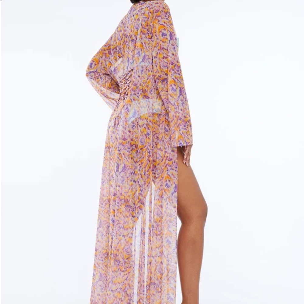 Cyber Cat Long Robe by Savage X Fenty